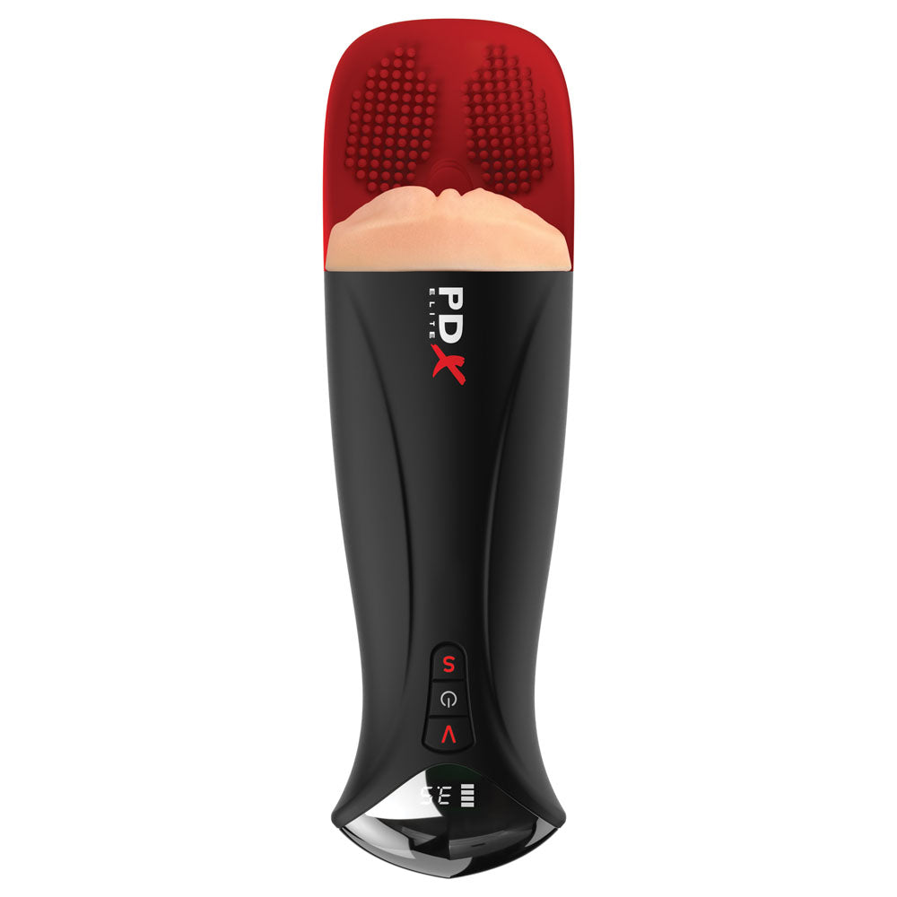 Pdx Elite Fap O Matic Pro Xl Light Flesh Usb Rechargeable Auto Stroker