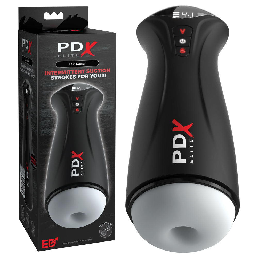 Pdx Elite Fuck Gasm Flesh Usb Rechargeable Sucking & Vibrating Auto Stroker