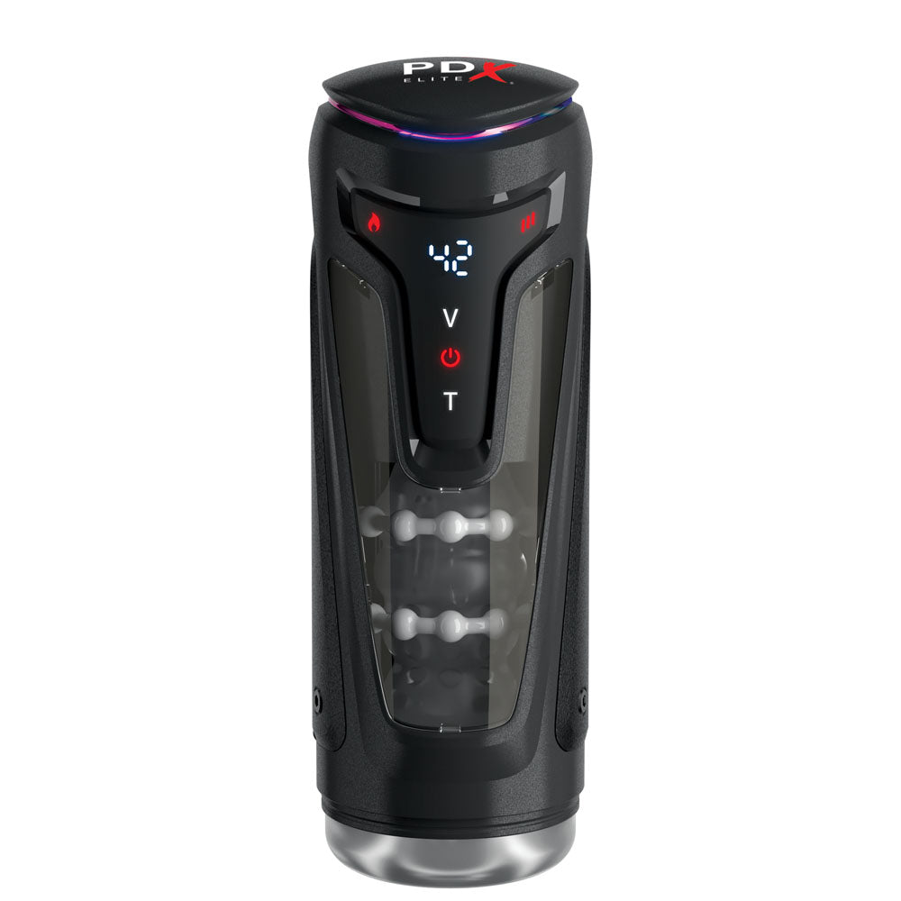 Pdx Elite Moto Bator Pro Clear Usb Rechargeable Auto Stroker