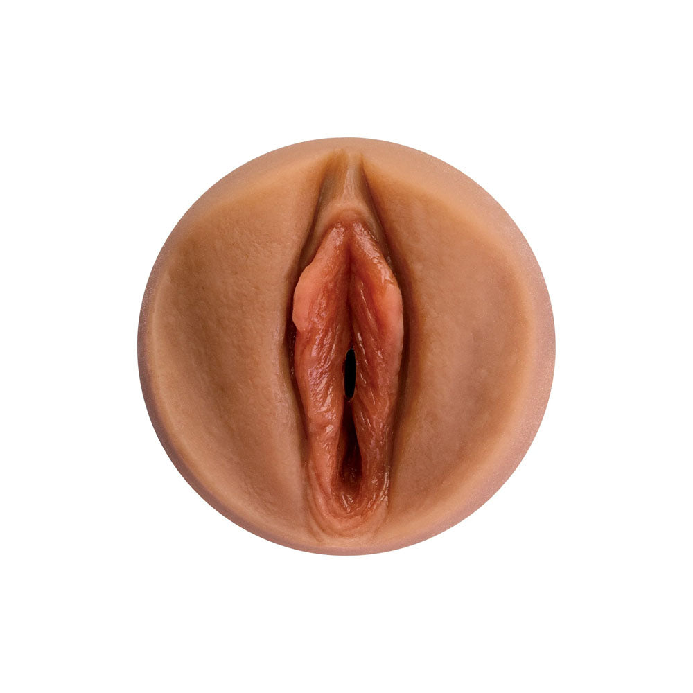 Pdx Plus Shower Therapy Soothing Scrub Tan Tan Discreet Vagina Stroker With Suction Base