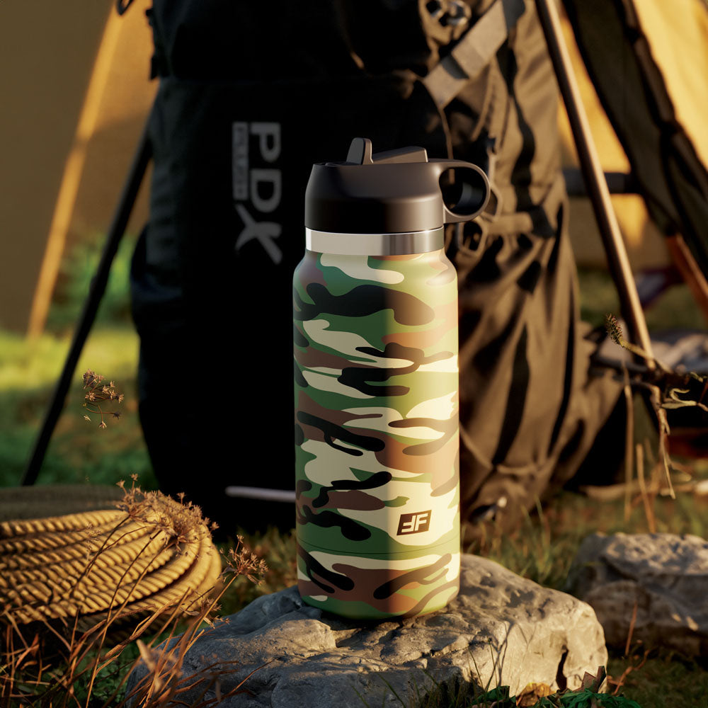 Pdx Plus Fap Flask Happy Camper Frosted Discreet Stroker