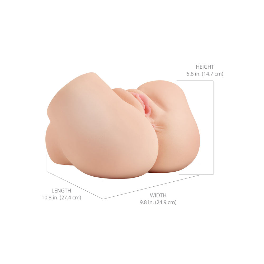 Pdx Elite Back That Ass Up Flesh Flesh Usb Rechargeable Auto Mega Masturbator