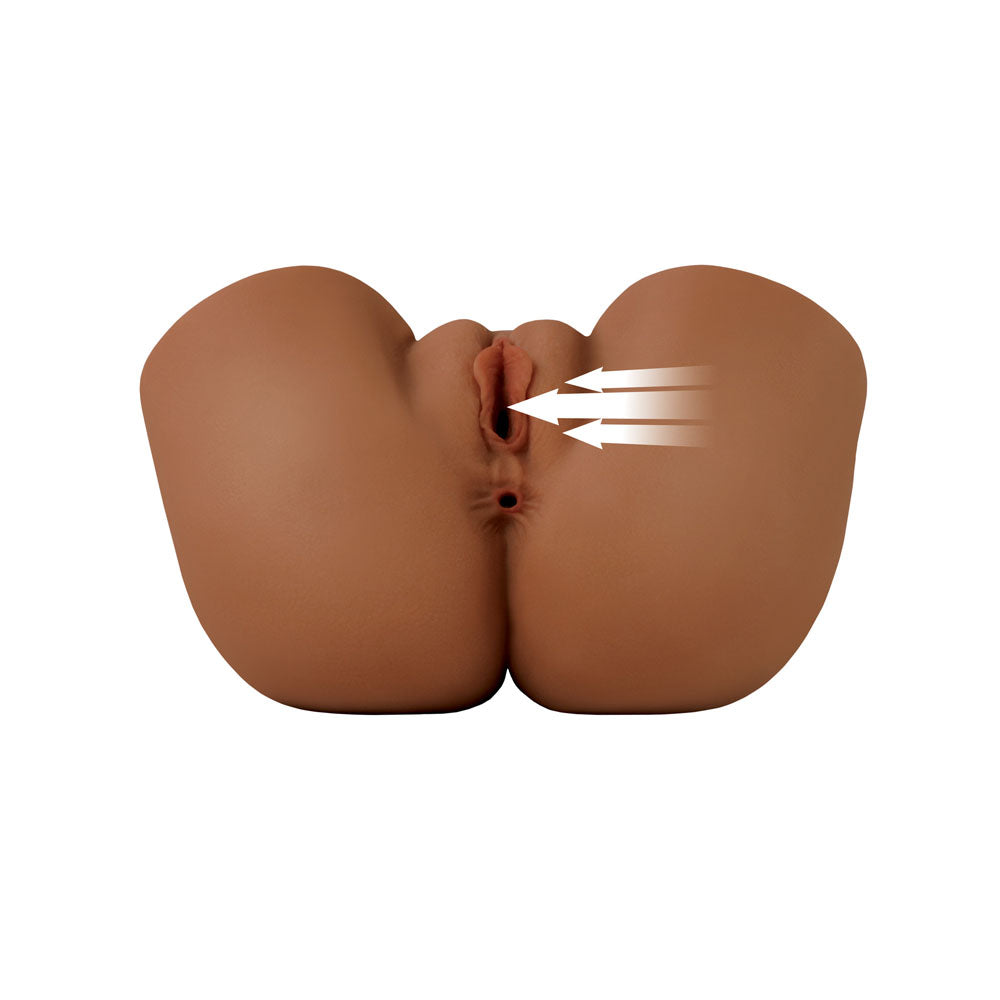 Pdx Elite Back That Ass Up Brown Brown Usb Rechargeable Auto Mega Masturbator