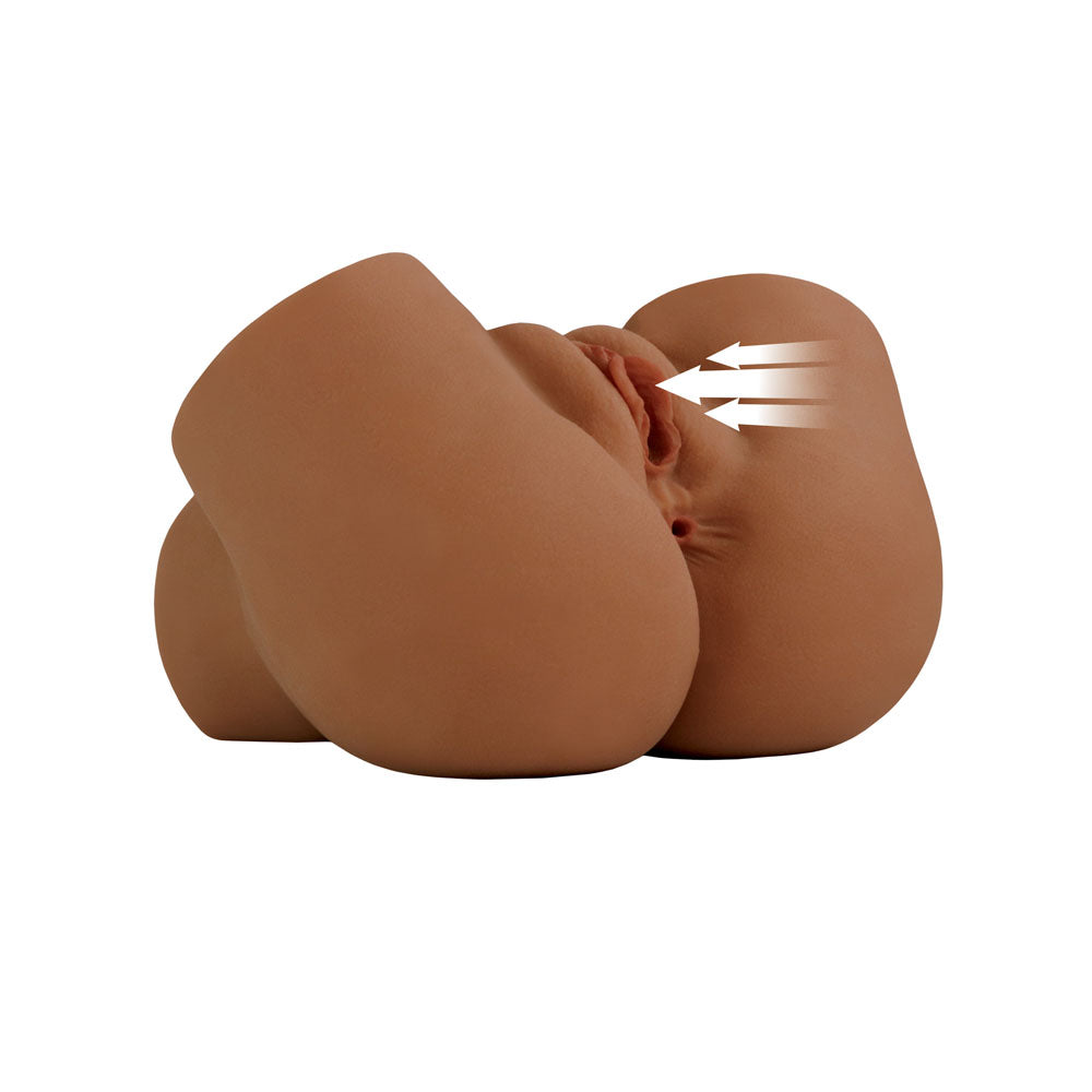 Pdx Elite Back That Ass Up Brown Brown Usb Rechargeable Auto Mega Masturbator