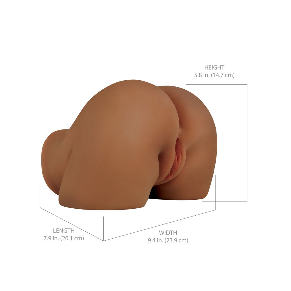 Pdx Elite Shake That Ass Brown Brown Usb Rechargeable Vibrating Mega Masturbator