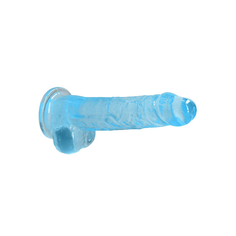 Realrock 8'' Realistic Dildo With Balls Blue 20.3 Cm Dong