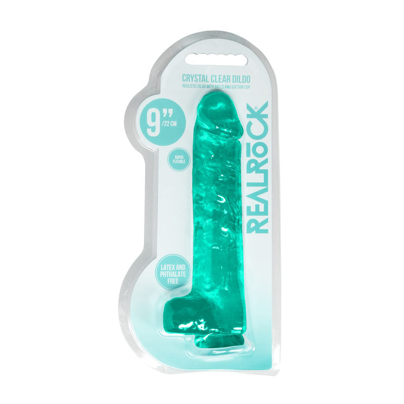 Realrock Realistic Dildo With Balls 9 In