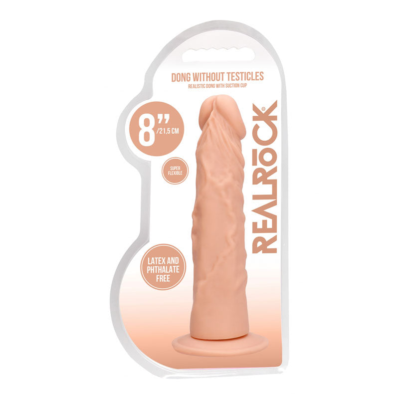Realrock 8'' Realistic Dildo Flesh 20.3 Cm Dong