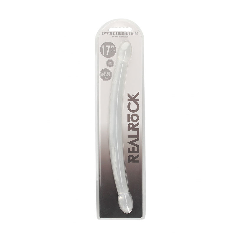Realrock Non Realistic Double Dong 17'' Clear 43 Cm Double Dong