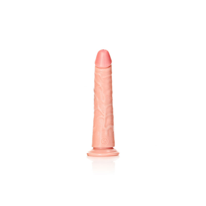 Realrock Realistic Slim Dildo With Suction Cup 18cm Flesh 18 Cm (7'') Dong