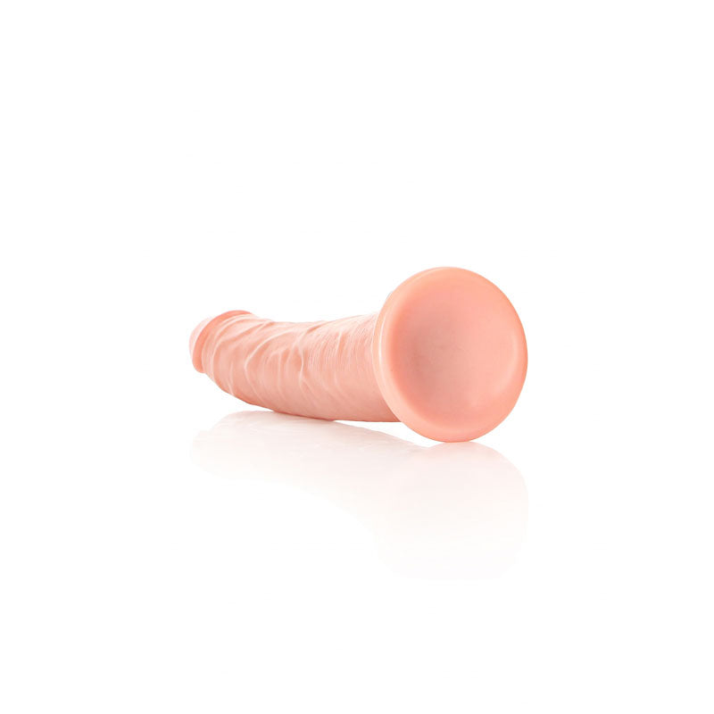 Realrock Realistic Slim Dildo With Suction Cup 18cm Flesh 18 Cm (7'') Dong