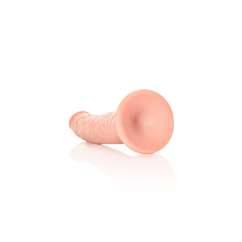 Realrock Realistic Slim Dildo With Suction Cup 20.5cm Flesh 20.5 Cm (8'') Dong