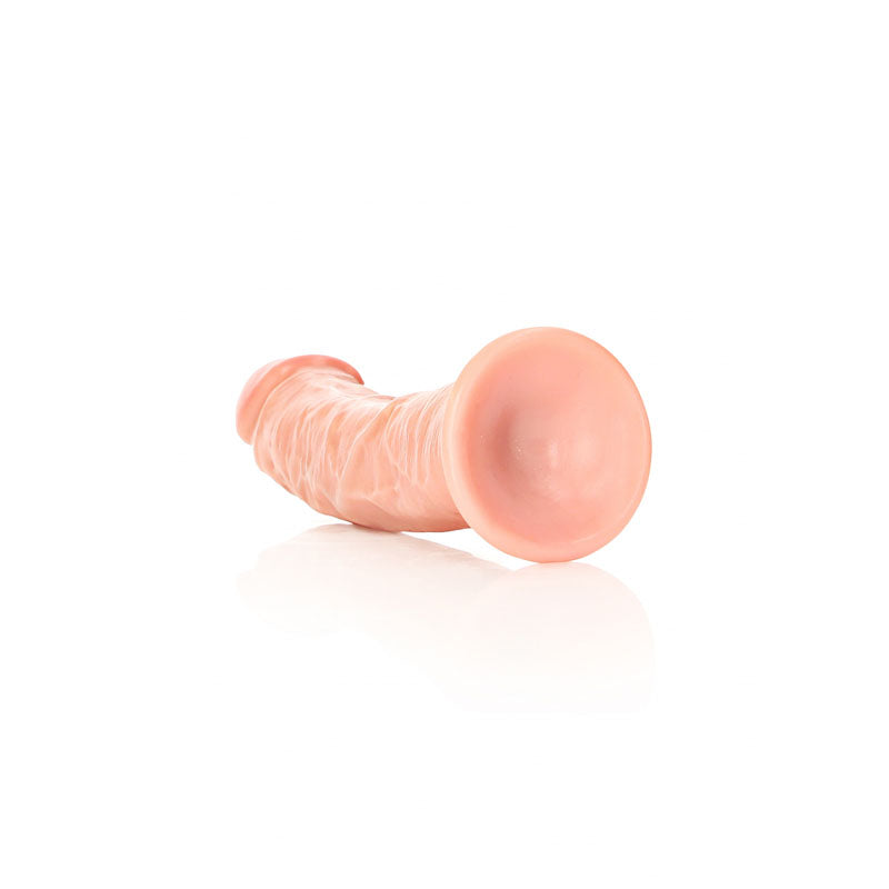 Realrock Realistic Regular Curved Dildo With Suction Cup 18 Cm Flesh 18 Cm (7'') Dong