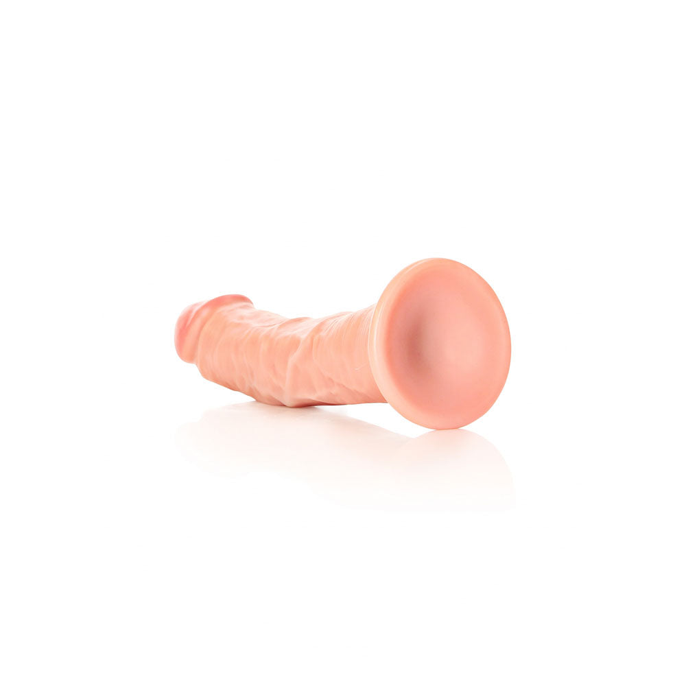 Realrock Realistic Regular Curved Dildo With Suction Cup 20 Cm Flesh 20 Cm (8'') Dong