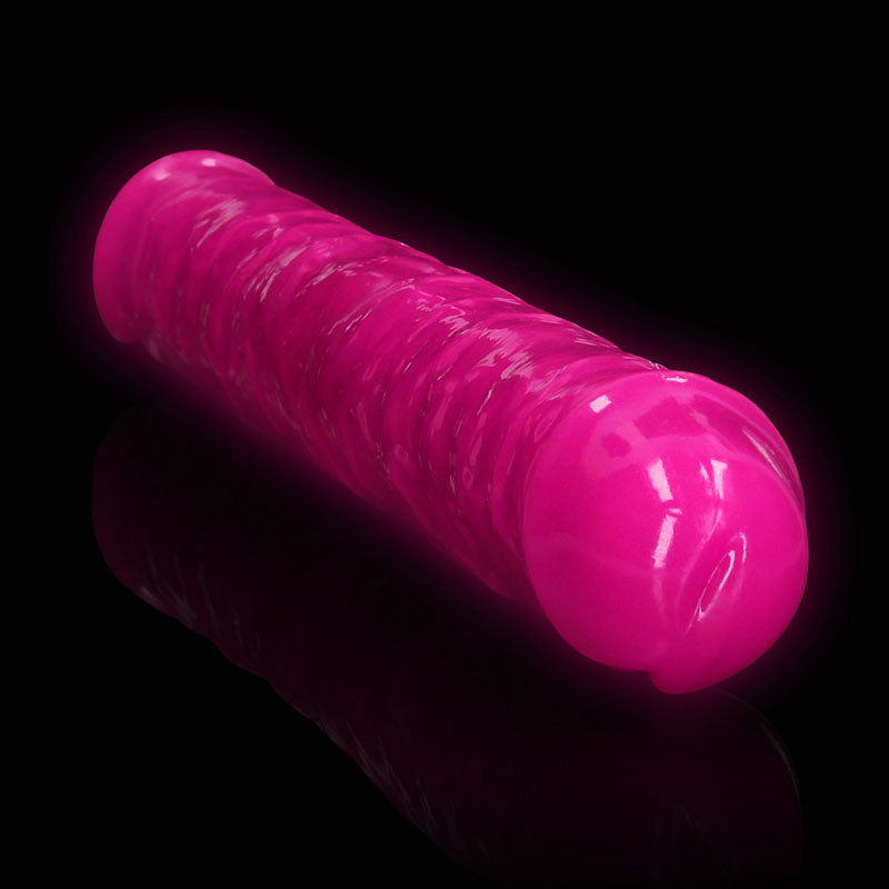 Realrock 38 Cm Double Dong Glow Pink Pink 38 Cm (15'') Double Dong