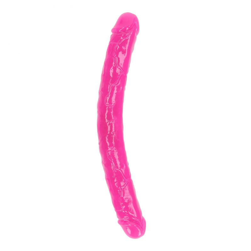 Realrock 38 Cm Double Dong Glow Pink Pink 38 Cm (15'') Double Dong