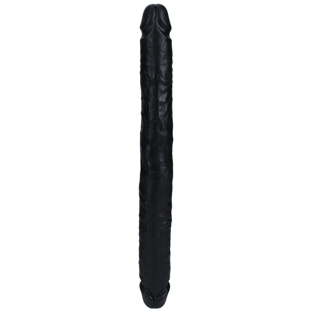 Realrock 35cm Slim Double Dildo Black Black 35 Cm (14'') Double Dong