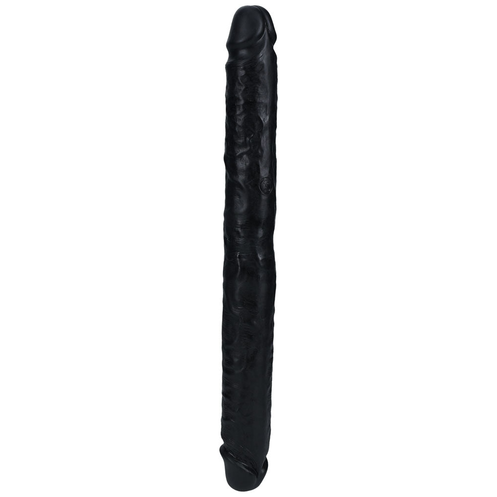 Realrock 35cm Slim Double Dildo Black Black 35 Cm (14'') Double Dong