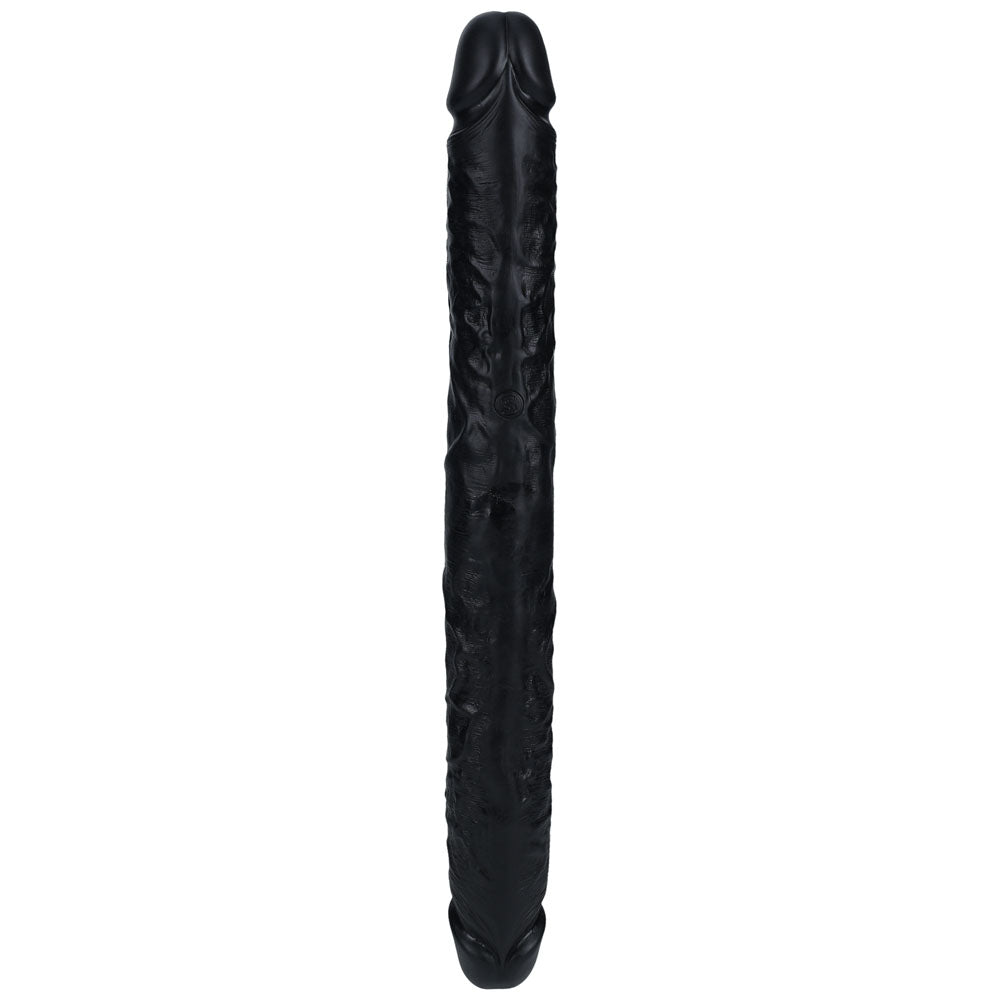 Realrock 40cm Thick Double Dildo Black Black 40 Cm (16'') Thick Double Dong