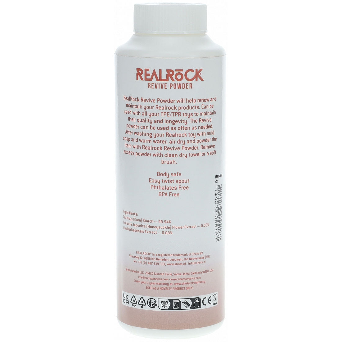 Realrock Revive Reviving Powder Refreshing Powder 114 Grams