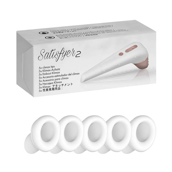 Satiyfyer 2 Climax Heads 5 Replacement Silicone Heads For Satisfyer 2