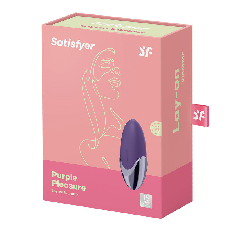 Satisfyer Purple Pleasure Purple Usb Rechargeable Stimulator