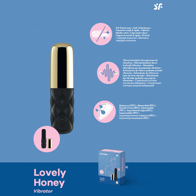 Satisfyer Mini Sparking Darling Gold/Black Usb Rechargeable Mini Vibrator