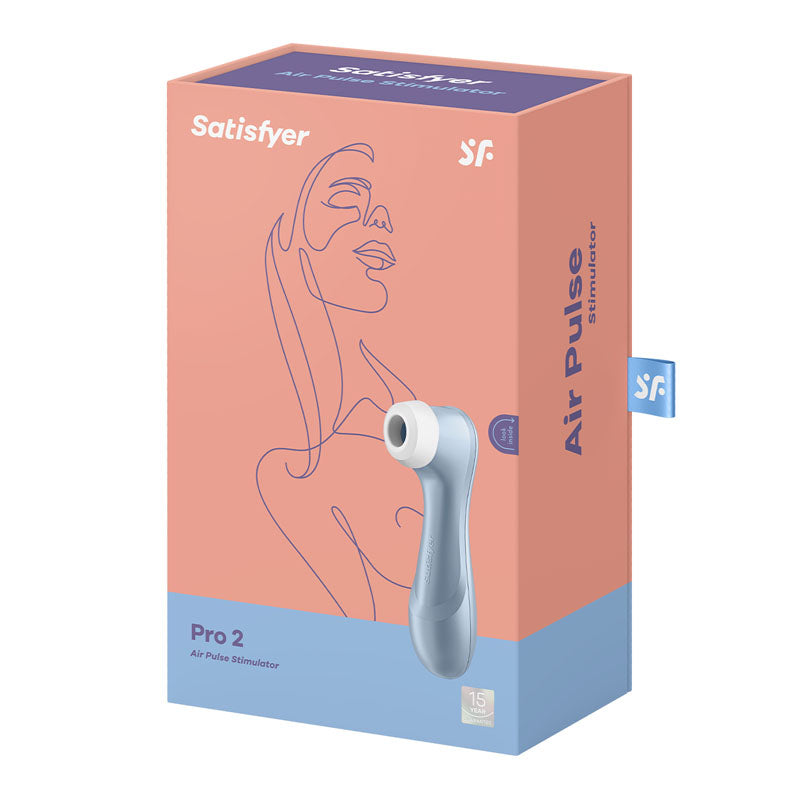 Satisfyer Pro 2 Blue Touch Free Usb Rechargeable Clitoral Stimulator