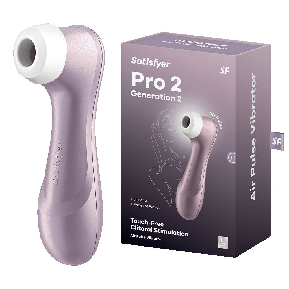Satisfyer Pro 2 Purple Touch Free Usb Rechargeable Clitoral Stimulator