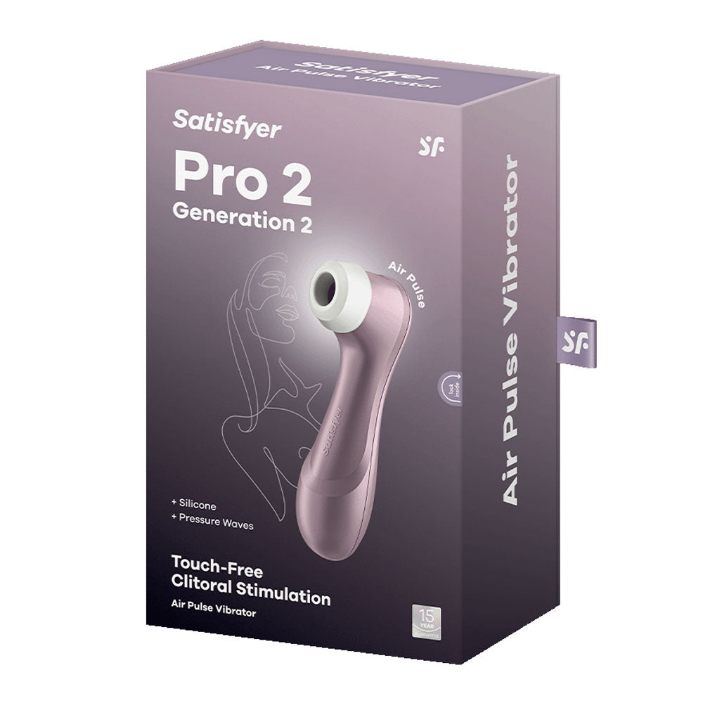 Satisfyer Pro 2 Purple Touch Free Usb Rechargeable Clitoral Stimulator