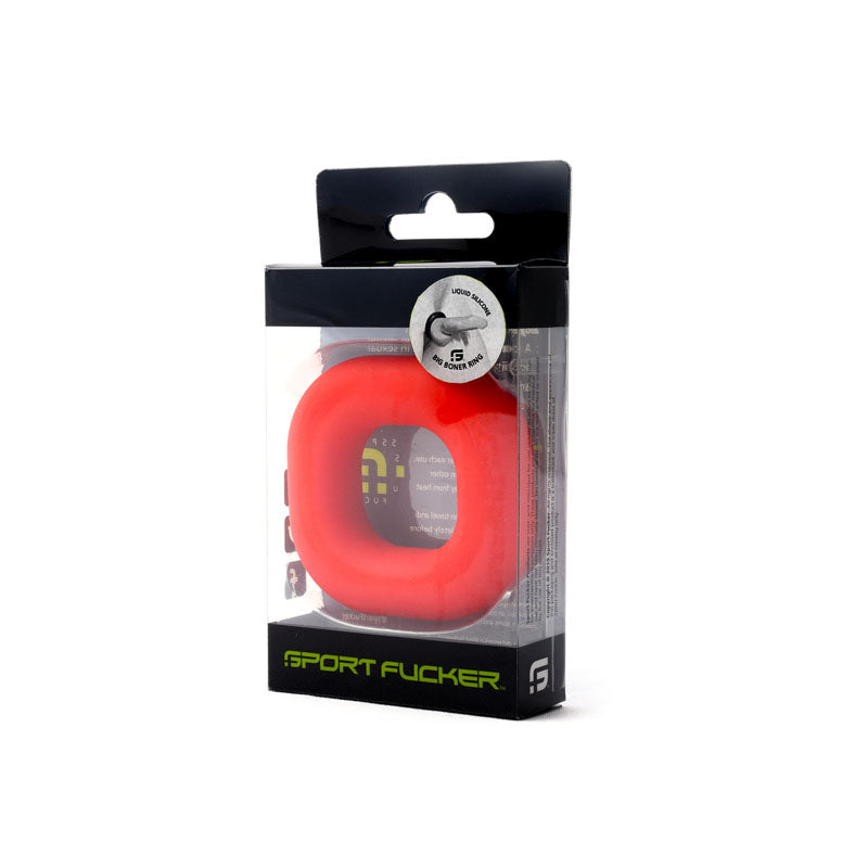 Sport Fucker Big Boner Ring Red Cock Ring