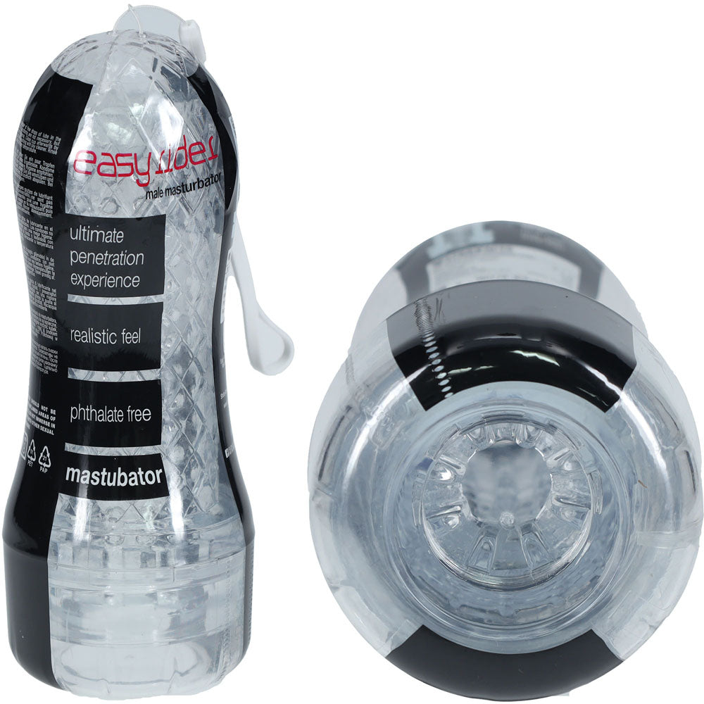 Shots Easy Rider Clear Clear Vagina Stroker