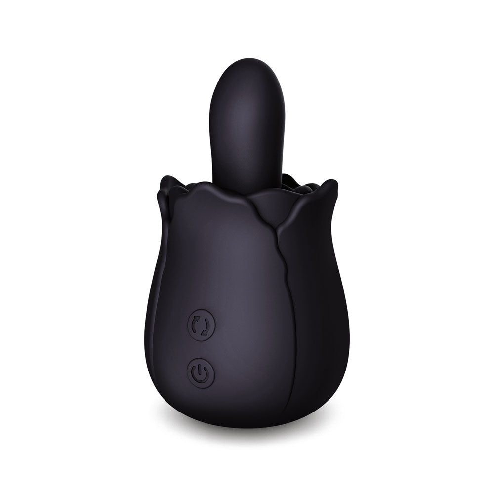 Skins Rose Buddies The Bums N Roses Black Usb Rechargeable Anal Rimming Stimulator