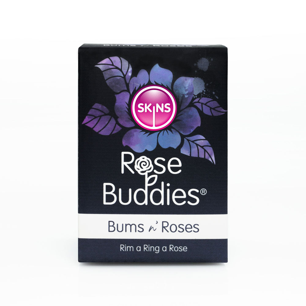 Skins Rose Buddies The Bums N Roses Black Usb Rechargeable Anal Rimming Stimulator