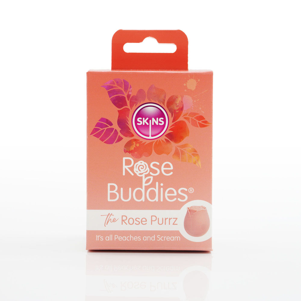 Skins Rose Buddies The Rose Purrz Light Pink Usb Rechargeable Pulsing Rose Stimulator