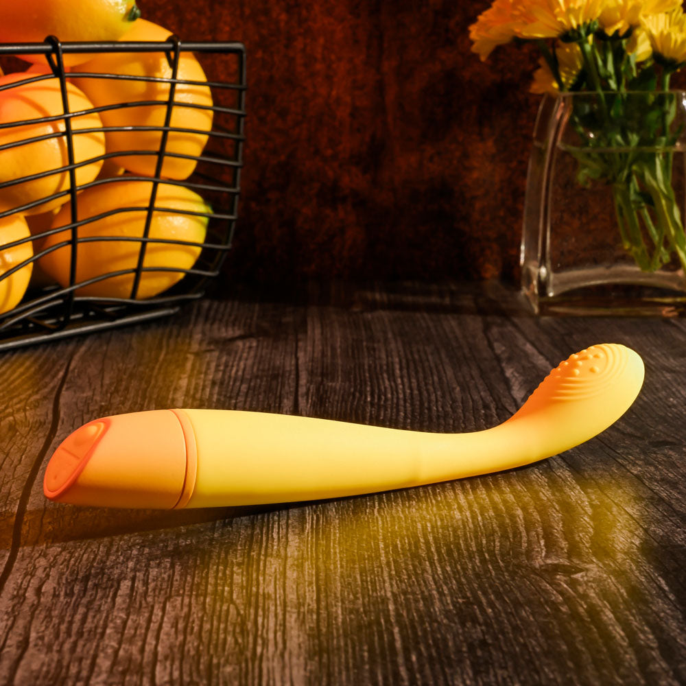 Selopa Lemon Squeeze Yellow 18.4 Cm Usb Rechargeable Vibrator