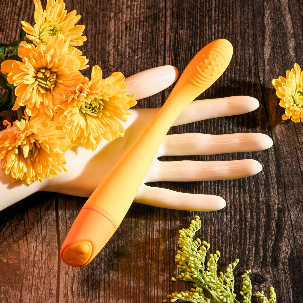 Selopa Lemon Squeeze Yellow 18.4 Cm Usb Rechargeable Vibrator