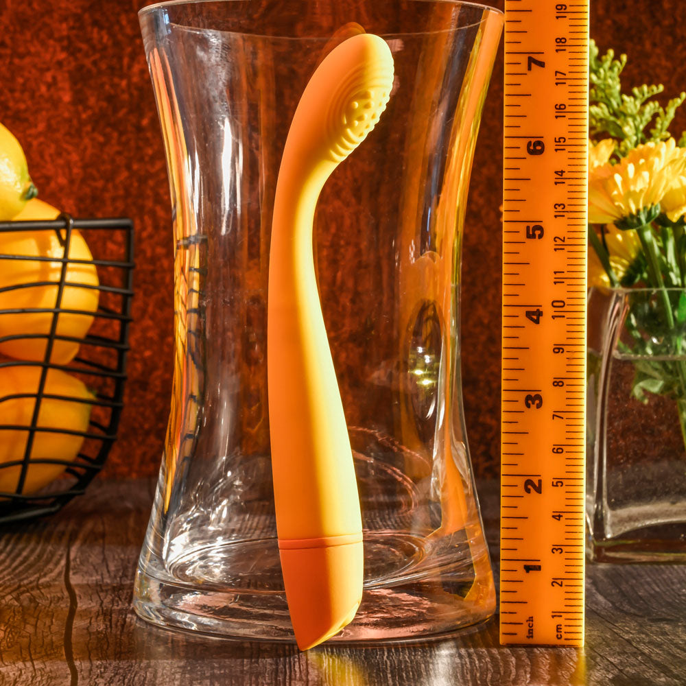 Selopa Lemon Squeeze Yellow 18.4 Cm Usb Rechargeable Vibrator