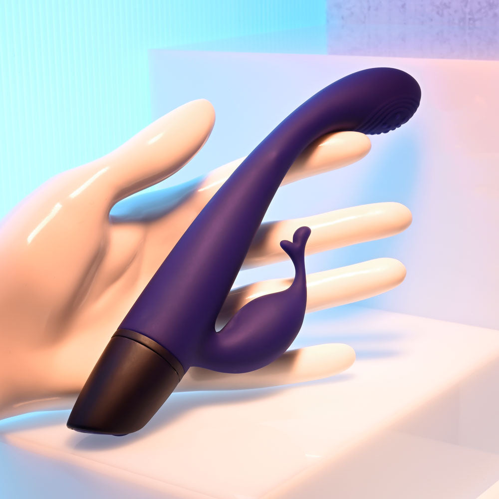 Selopa Plum Passion Purple 18.3 Cm Usb Rechargeable Rabbit Vibrator