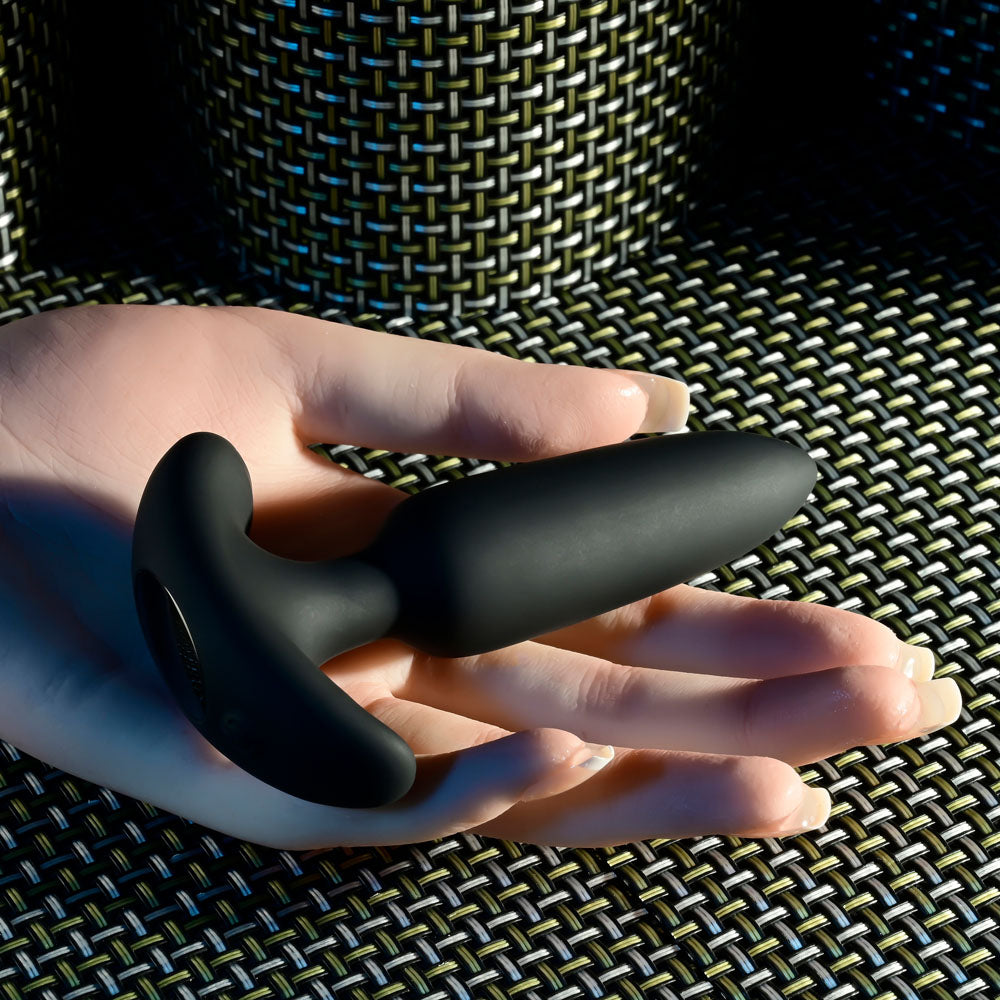Selopa Black Beauty Black 11.3 Cm Usb Rechargeable Vibrating Butt Plug With Wireless Remote