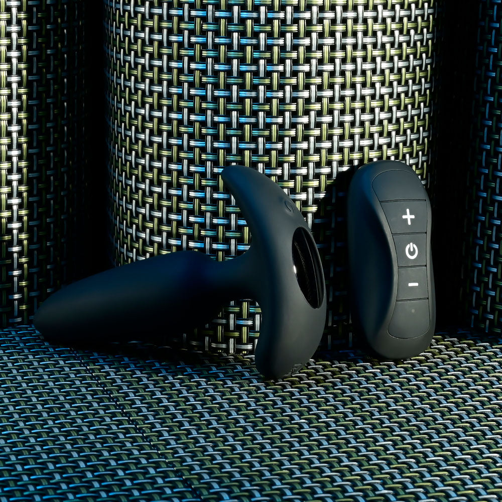 Selopa Black Beauty Black 11.3 Cm Usb Rechargeable Vibrating Butt Plug With Wireless Remote
