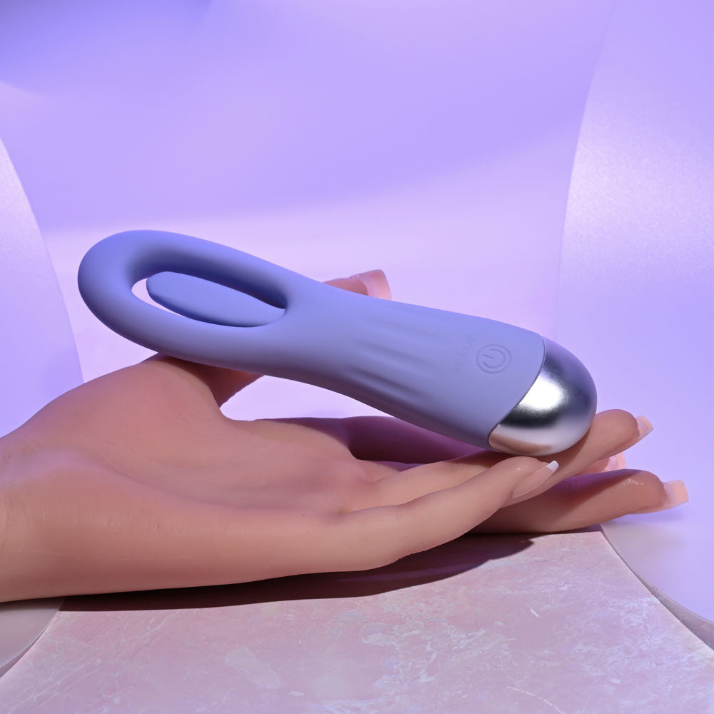 Selopa In A Flap Purple 15 Cm Usb Rechargeable Flicking Stimulator