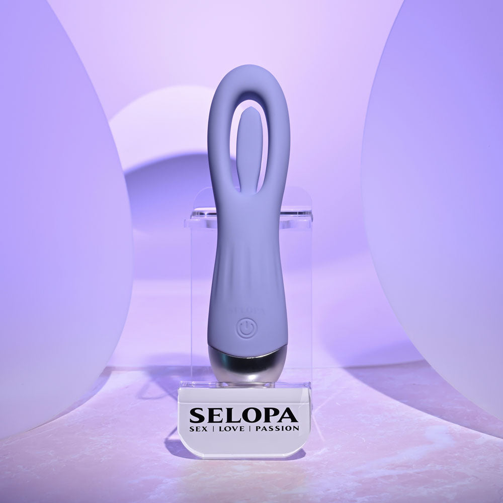 Selopa In A Flap Purple 15 Cm Usb Rechargeable Flicking Stimulator