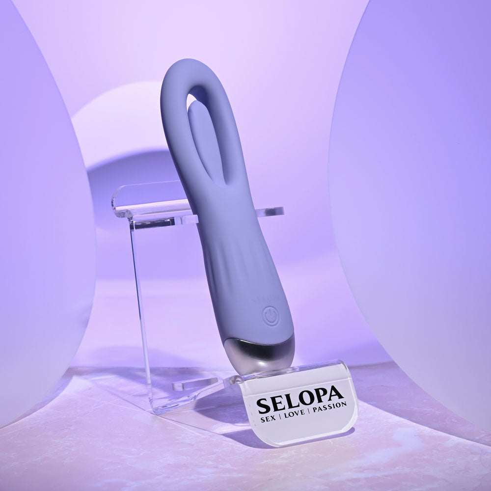 Selopa In A Flap Purple 15 Cm Usb Rechargeable Flicking Stimulator