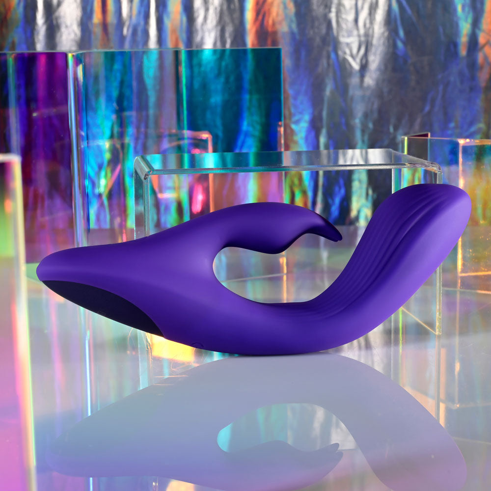 Selopa Poseable Bunny Purple 21 Cm Usb Rechargeable Poseable Rabbit Vibrator