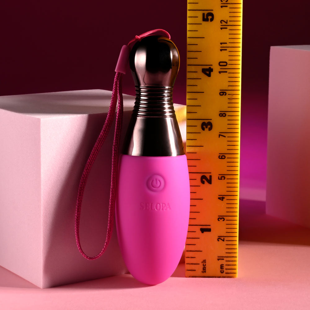 Selopa Companion Pink 11.9 Cm Usb Rechargeable Vibrating Egg