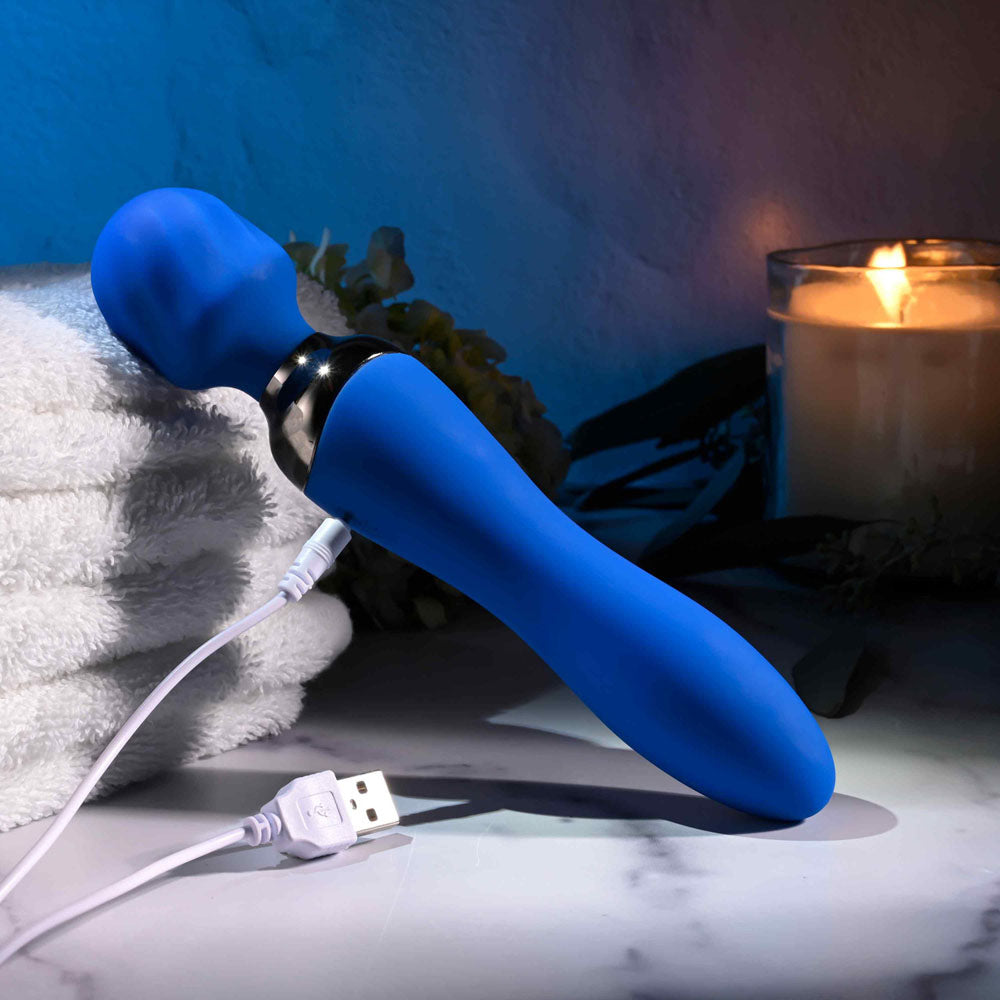 Selopa Blue Belle Blue Usb Rechargeable 20 Cm Massage Wand