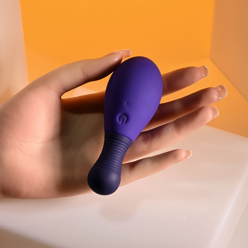 Selopa Egg Me On Purple 10 Cm Usb Rechargeable Egg With Wireless Remote