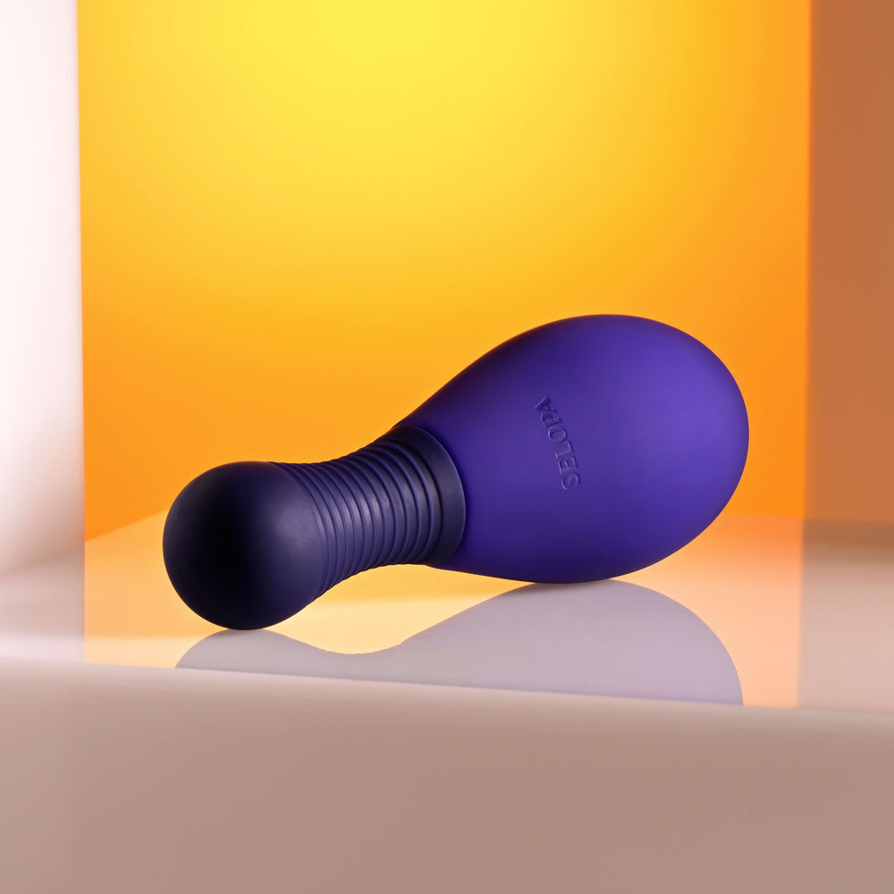 Selopa Egg Me On Purple 10 Cm Usb Rechargeable Egg With Wireless Remote