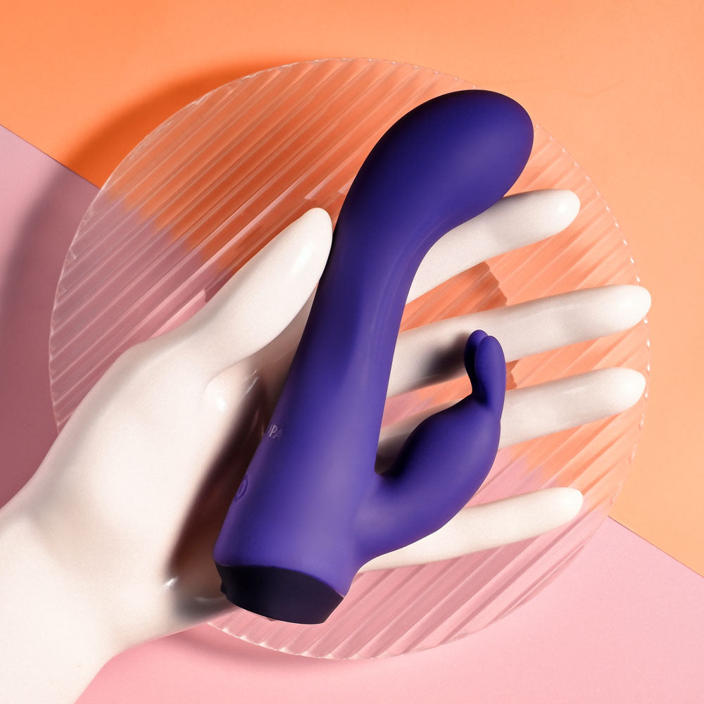 Selopa Plum Job Purple 13.5 Cm Usb Rechargeable Rabbit Vibrator